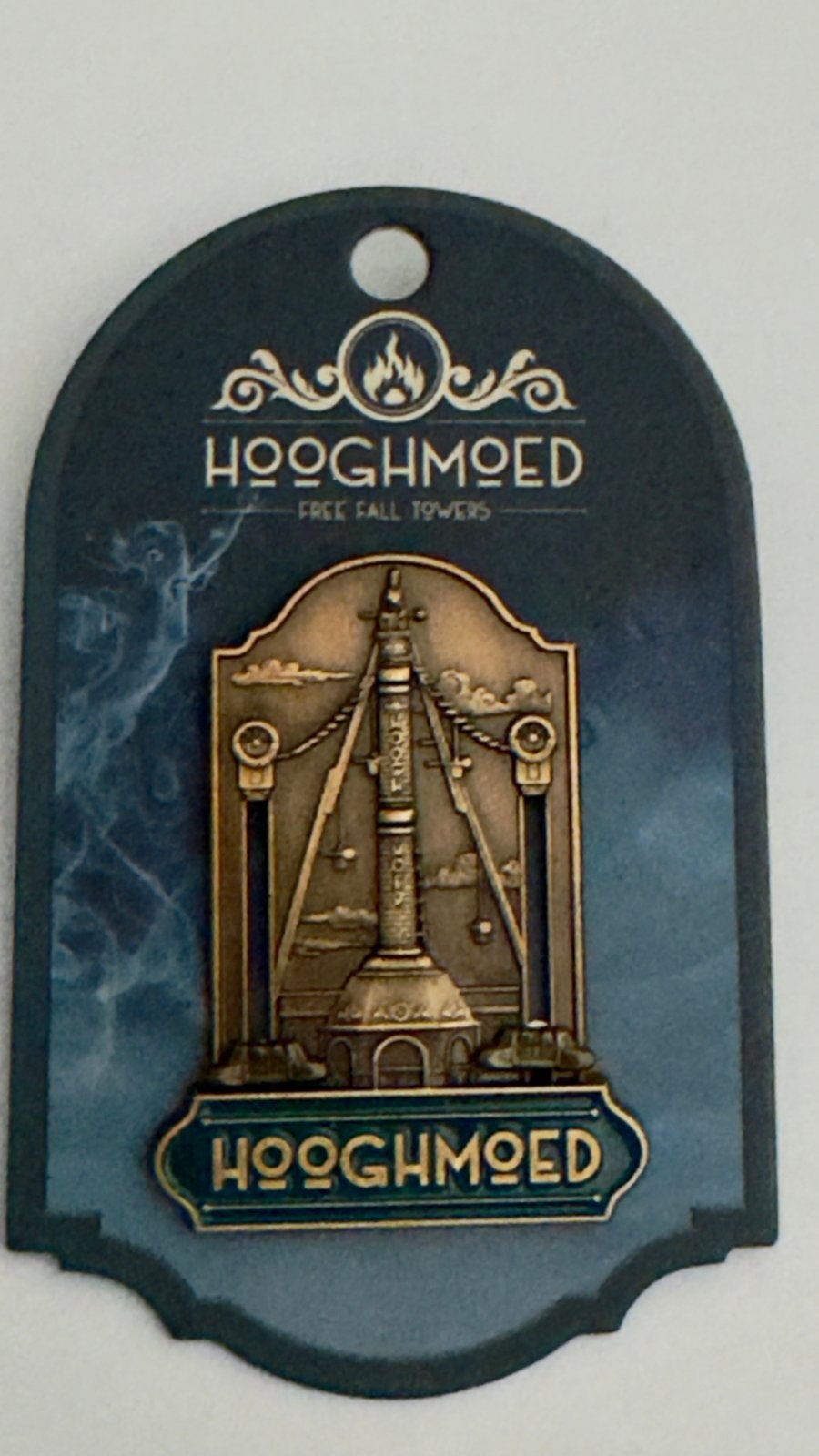 Efteling Hoogmoed Free Fall Towers Pin, Ophalen of Verzenden, Nieuw, Button of Speldje