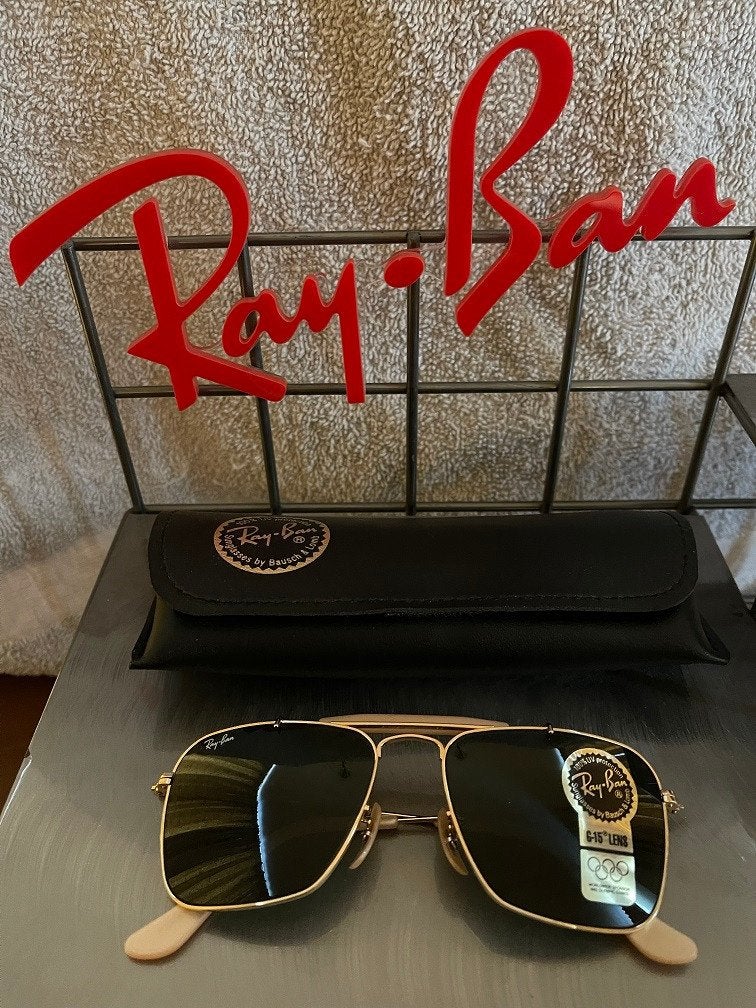 Vintage B&L Ray-ban Caravan Outdoorsman 52mm zonnebril CO11, Ray-Ban USA, Zonnebril, Overige kleuren, Nieuw