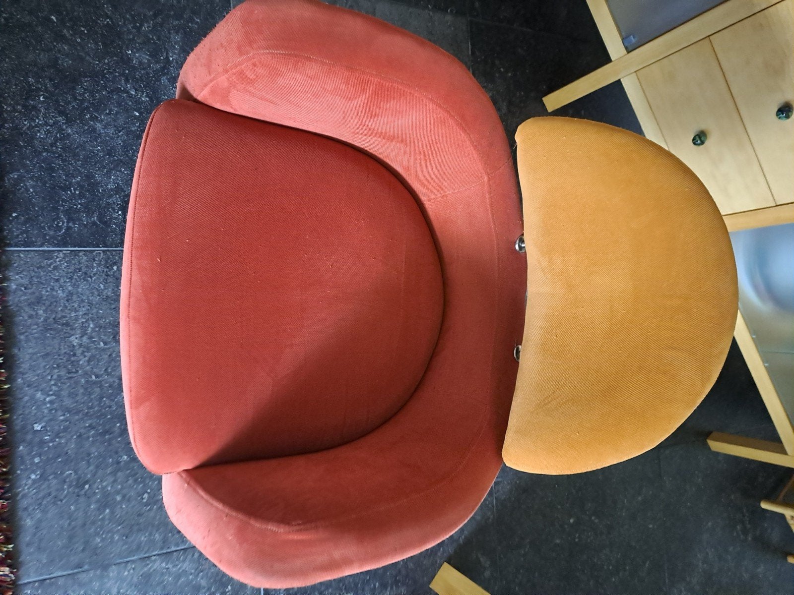 Design kuipstoeltjes - Rookvrij., Ophalen, Minder dan 50 cm, Design, Zo goed als nieuw