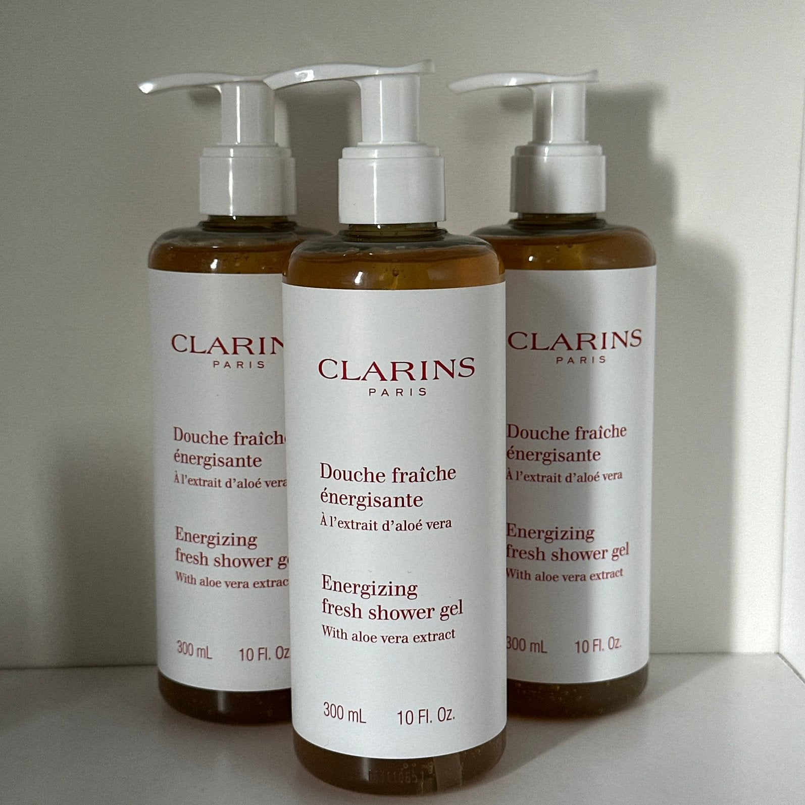 Clarins Eau Dynamisante Energizing Fresh Shower Gel 300 ml, Ophalen of Verzenden, Nieuw, Bad & Douche