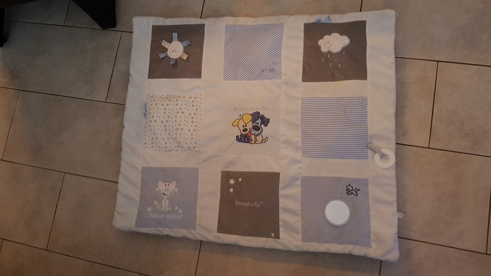 Woezel en Pip boxkleed/speelkleed 85x100cm, Ophalen of Verzenden, Zo goed als nieuw, Vierkant, Boxkleed