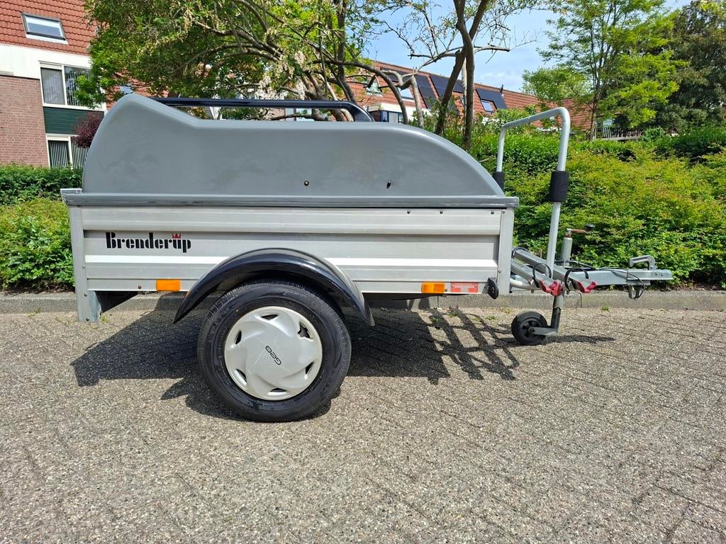 Brenderup 1150S Bagagewagen met fietsendrager, Ophalen, Zo goed als nieuw