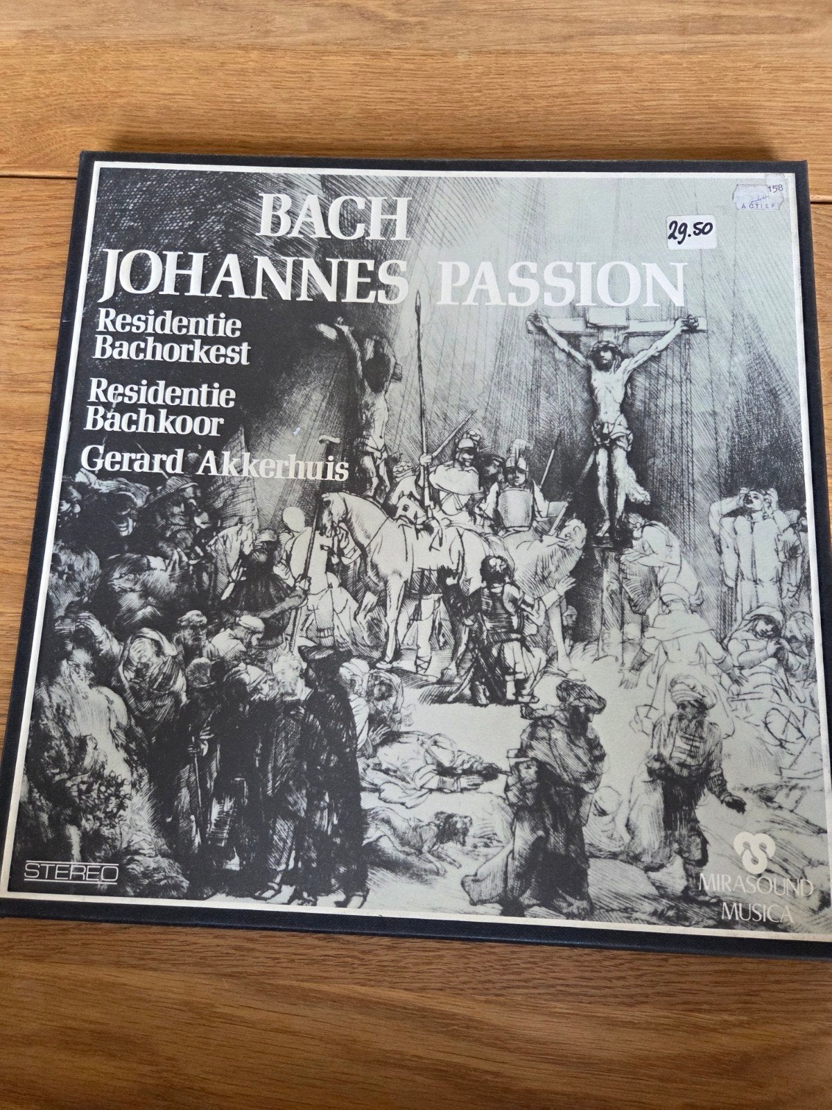 Bach Johannes Passion - Residentie Bachorkest/Koor LP, LP, Gebruikt, Ophalen of Verzenden, Inclusief boekje