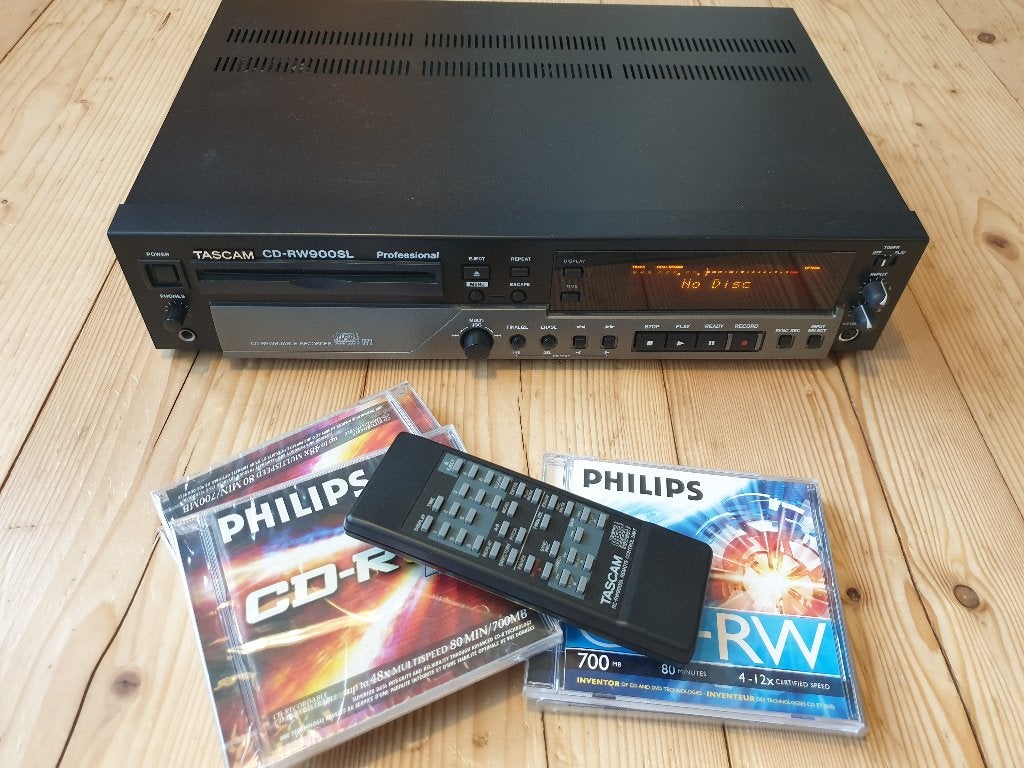 Tascam CD-RW 900SL CD recorder met afstandsbediening - NIEUW, Audio, Tv en Foto, Ophalen of Verzenden, Nieuw, Audio