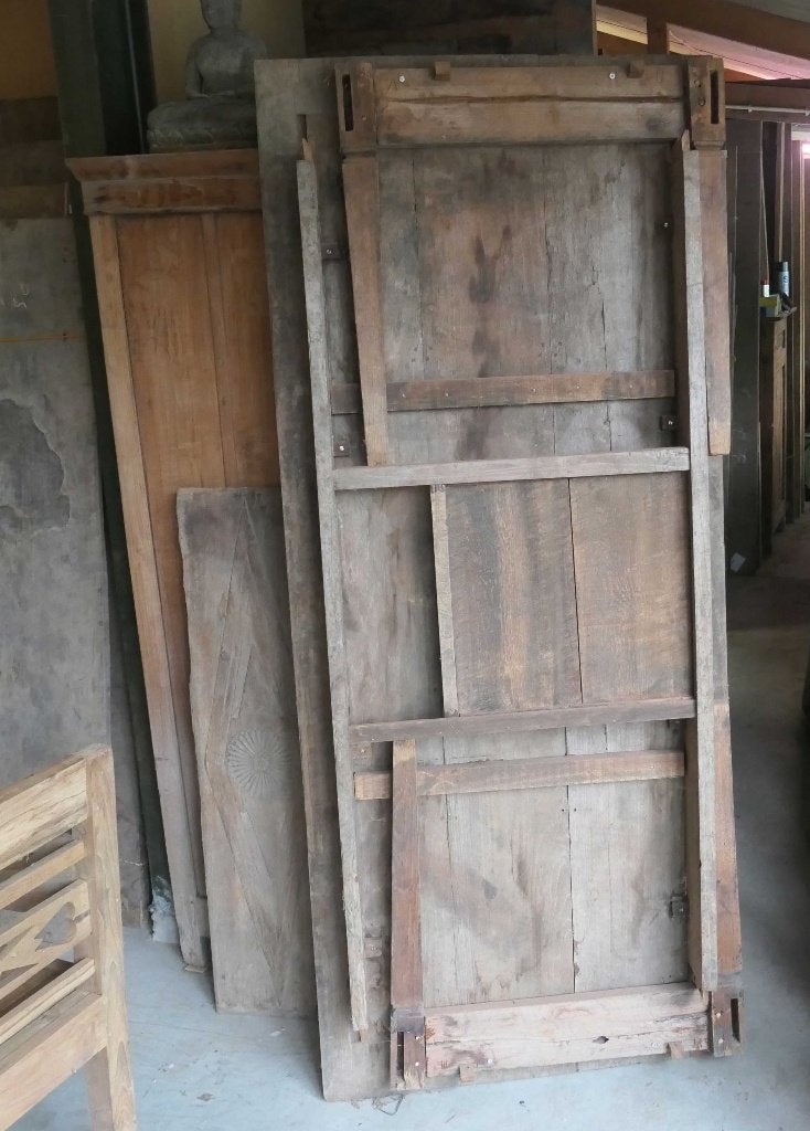 Antieke smalle tafel TX31 landelijk 196x83 GERESERVEERD, Ophalen of Verzenden