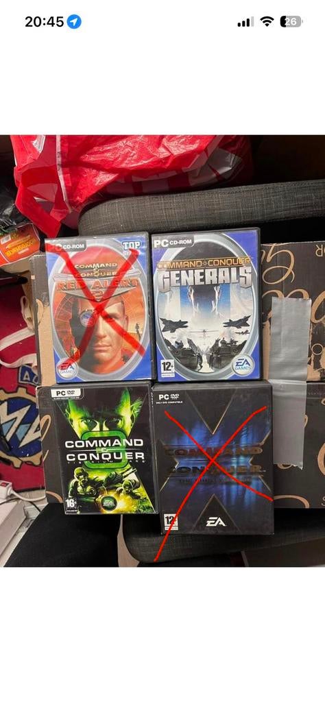 Command & Conquer PC Games - Klassiekers! 10 euro per stuk, Gebruikt, 1 speler, Eén computer, Ophalen of Verzenden