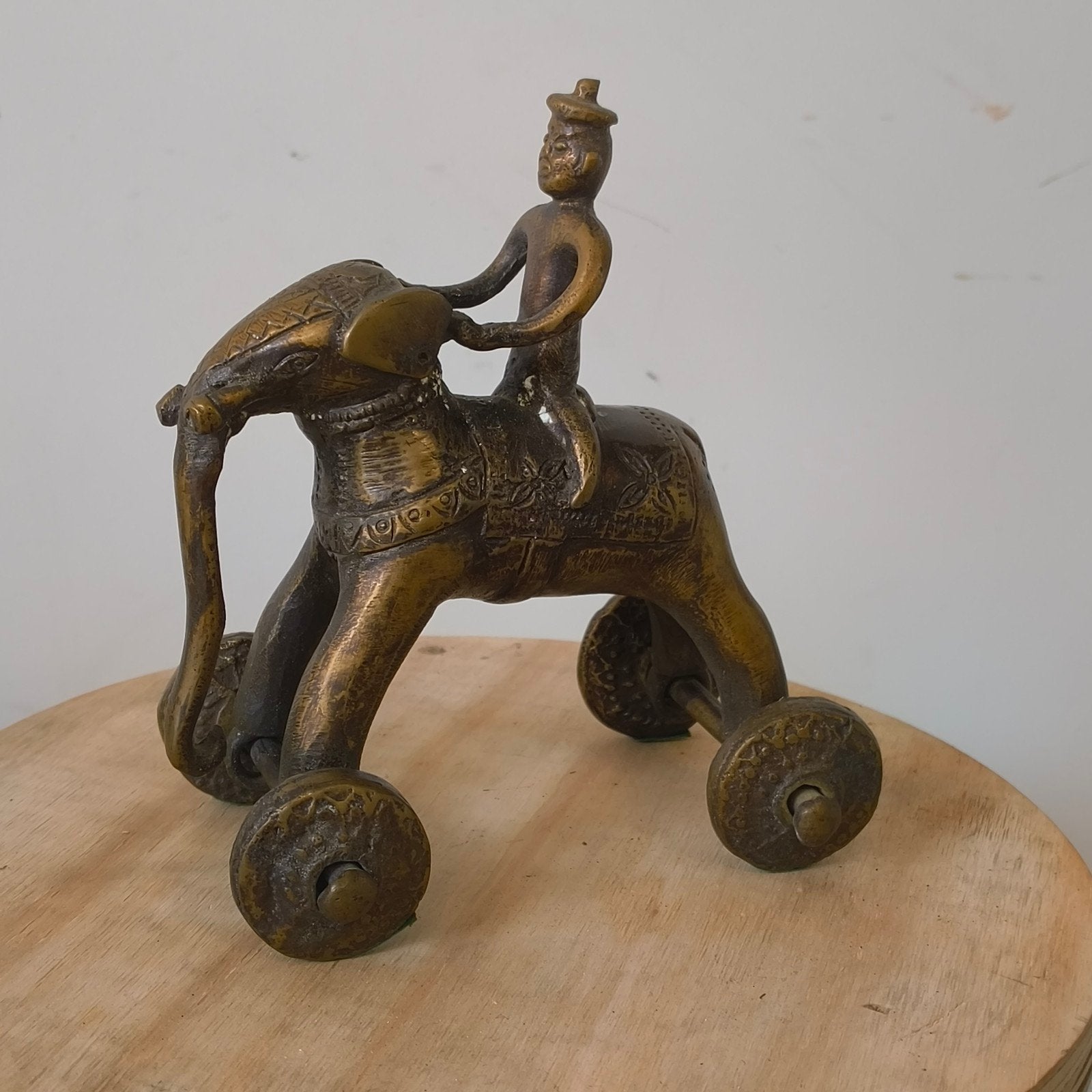 Vintage Bronzen Tempelspeeltje India, Ophalen of Verzenden, Brons