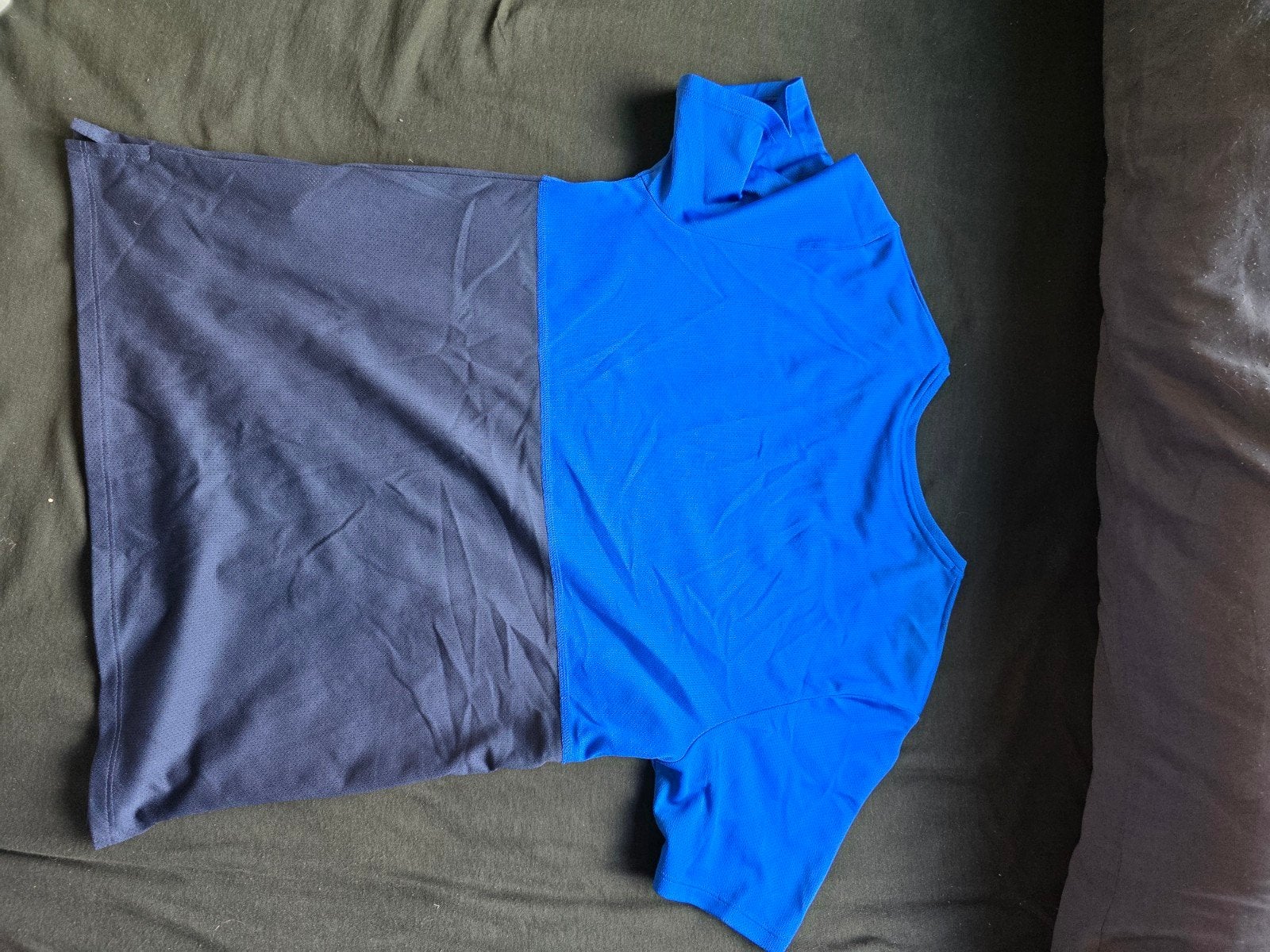 Nike Dri-FIT Hardloopshirt - Blauw/Donkerblauw, Ophalen, Blauw, Nike, Zo goed als nieuw