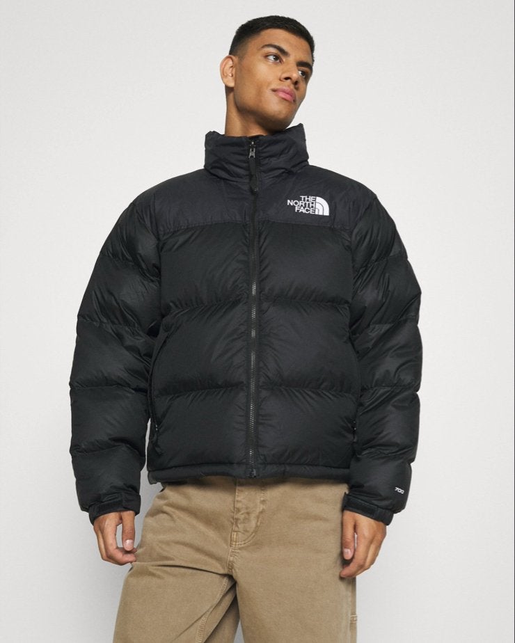 The North Face Nuptse 700 Puffer Jas Zwart Maat M, Kleding | Heren, Ophalen of Verzenden, Zo goed als nieuw, Maat 48/50 (M), Zwart