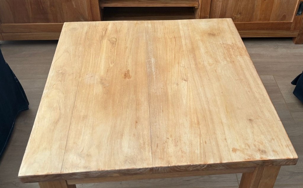 Salontafel van teakhout, Ophalen, Gebruikt, 50 tot 100 cm, 50 tot 100 cm