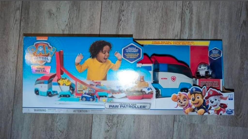 Paw Patrol Launch'N Haul Patroller - gebruikt in doos!, Ophalen of Verzenden, Gebruikt