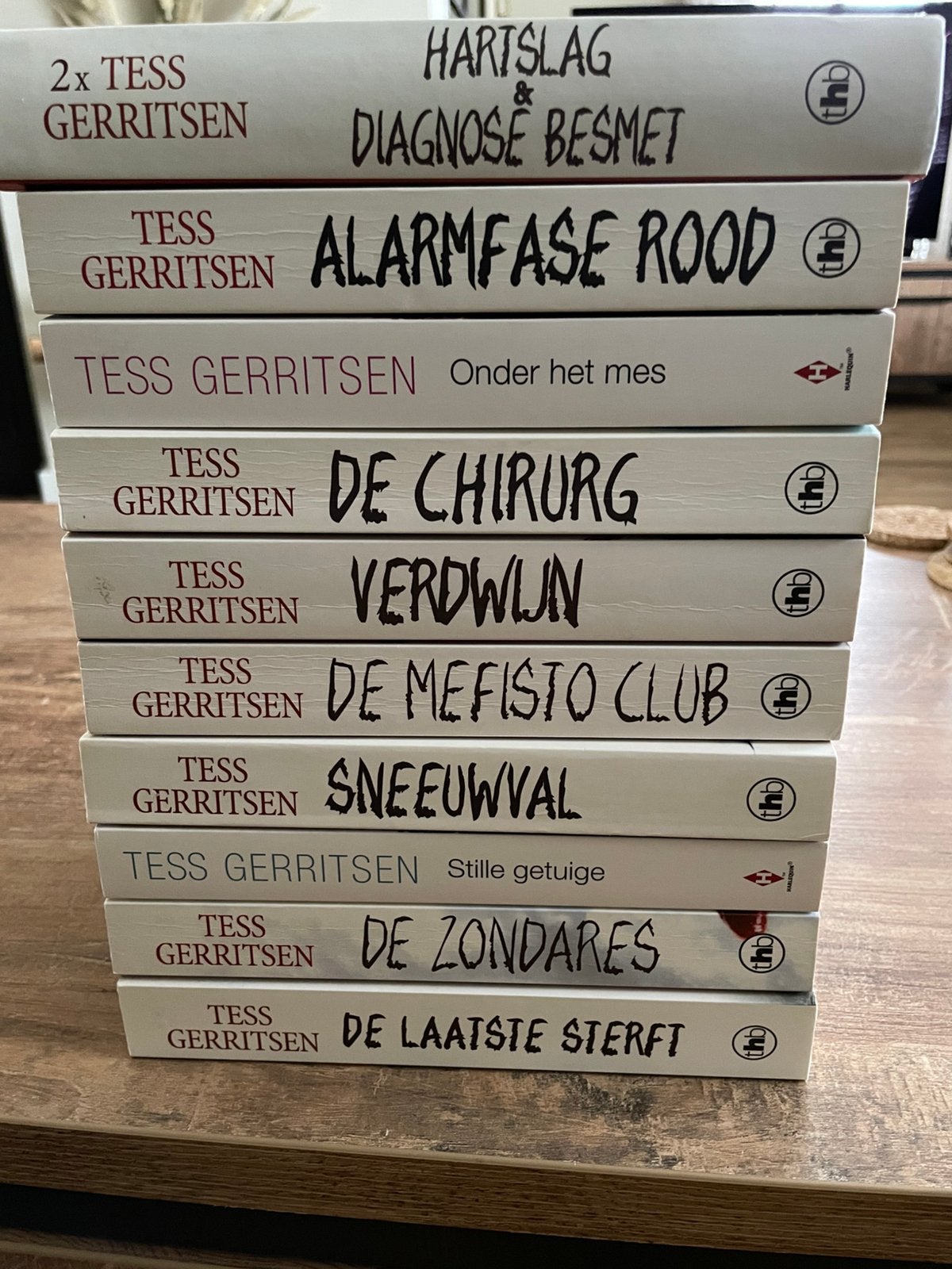 10 boeken van Tess Gerritsen, Boeken, Ophalen of Verzenden, Zo goed als nieuw