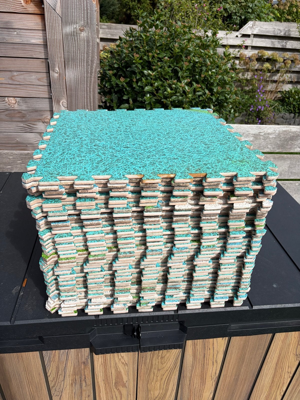 Ondervloer zwembad 3.05m - 50x50 cm tegels, Tuin en Terras, Gebruikt, Minder dan 80 cm, Overige typen, Rond