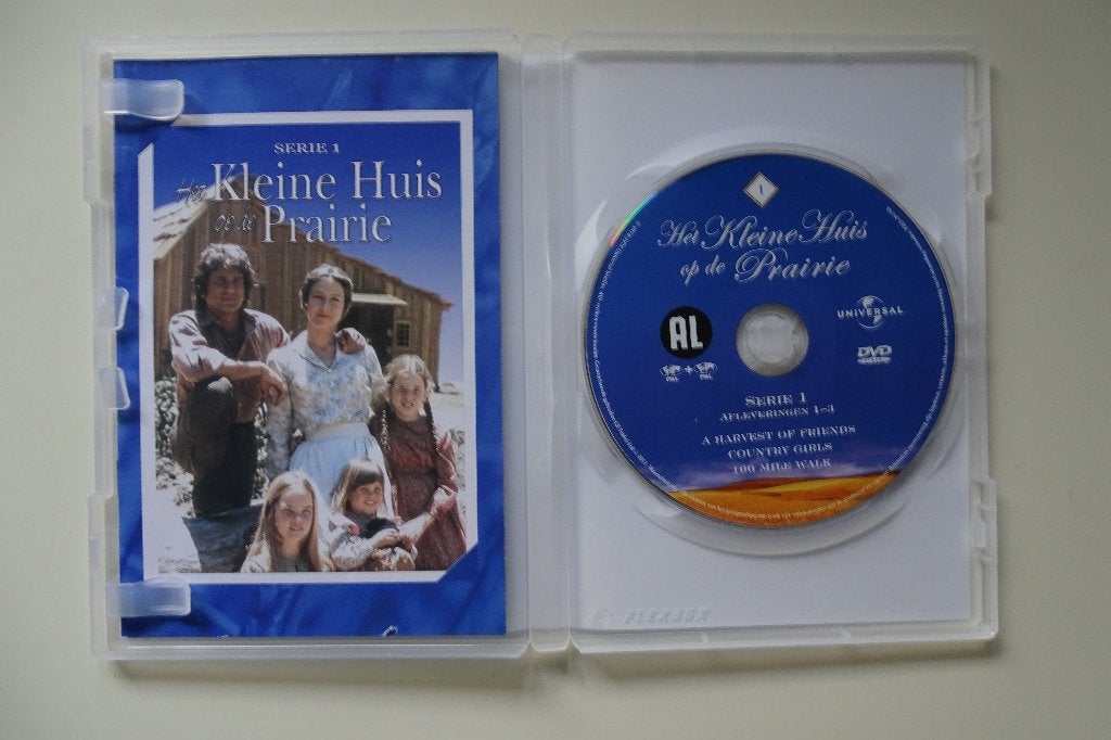 Het Kleine Huis op de Prairie, de 1ste 3 afleveringen op DVD, Engels, Seizoen 1, Nederlands, Drama