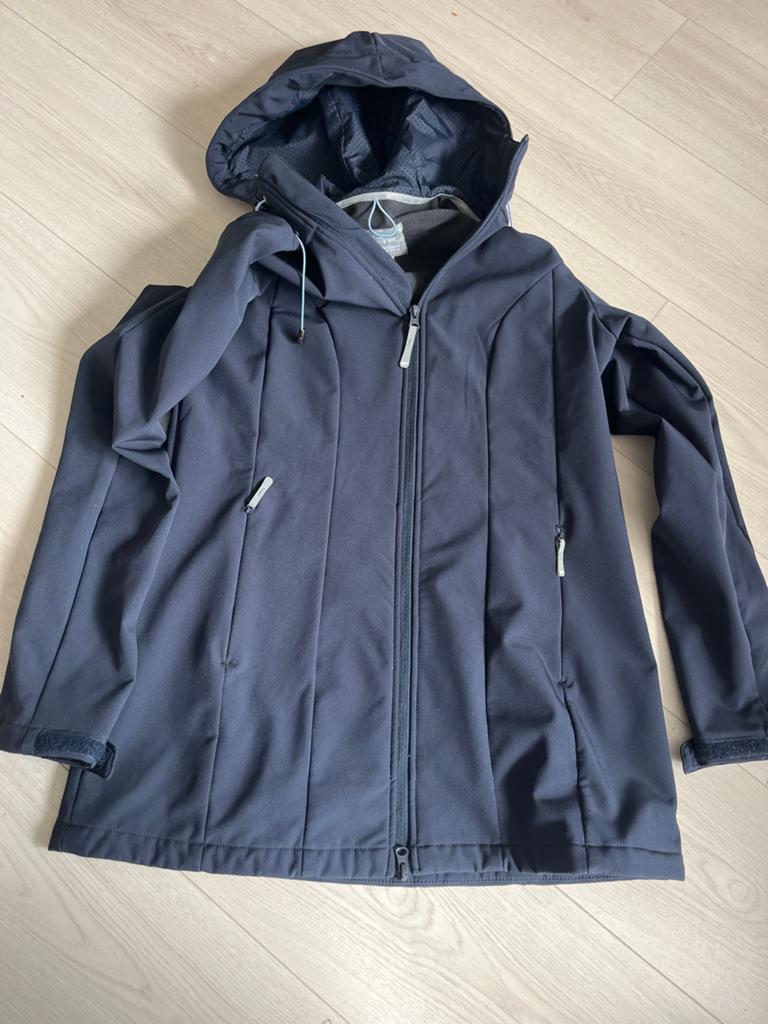 Icepeak Softshell Jas Finnish Trademark Dames Maat 42, Verzenden, Zo goed als nieuw, Maat 42/44 (L), Blauw