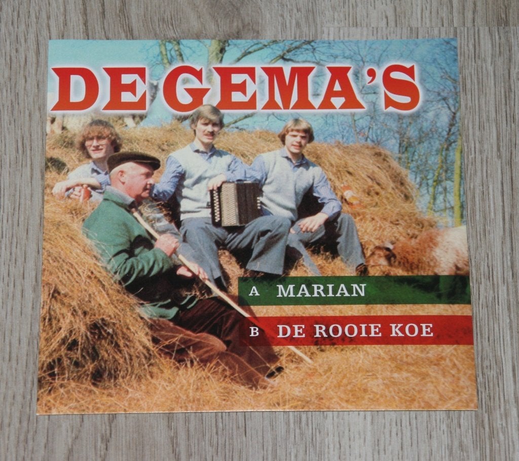 DE GEMA’S ( marian / de rooie koe ) piraten, 7 inch, Zo goed als nieuw, Overige typen, Nederlandstalig