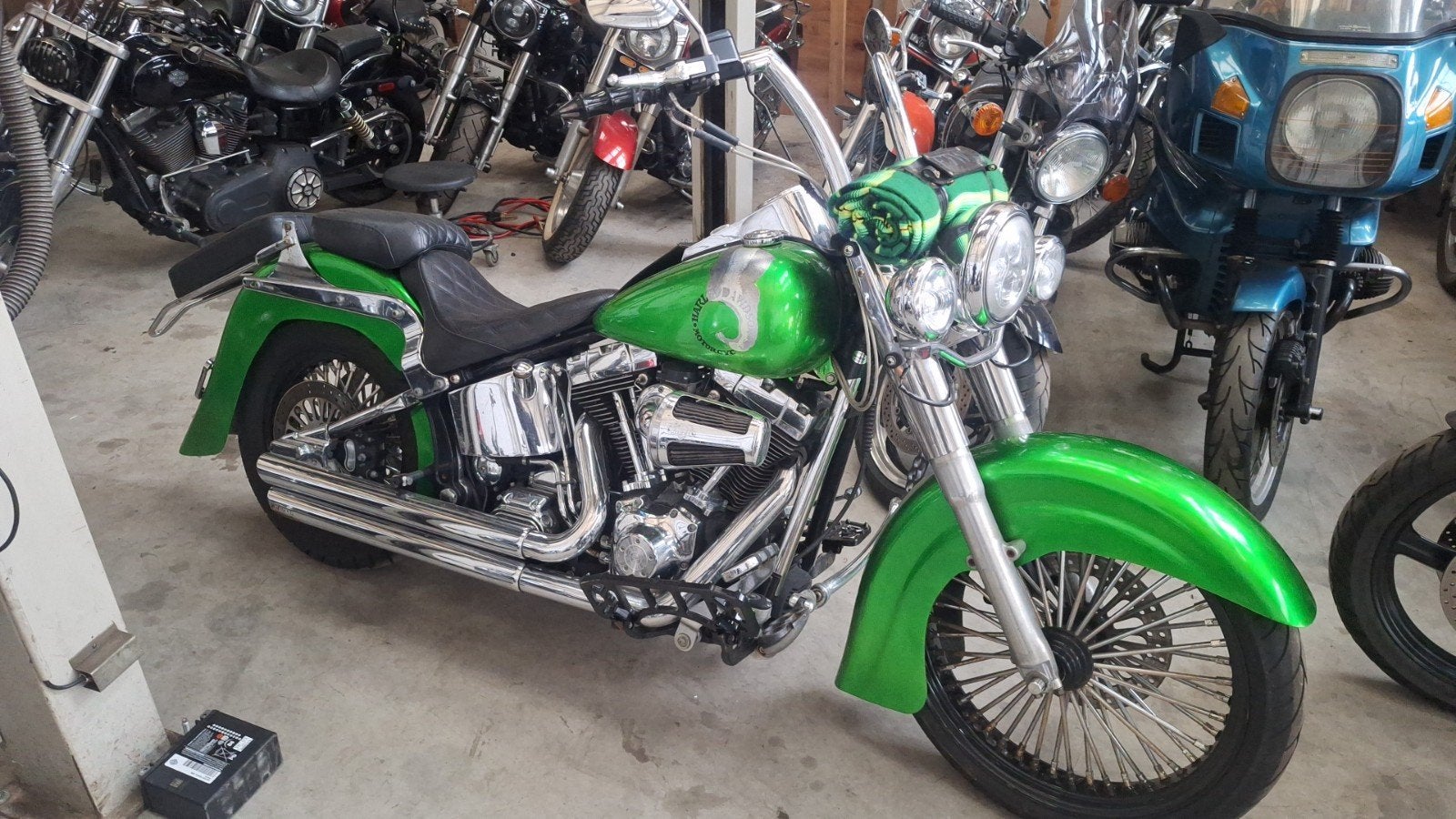 HARLEY DAVIDSON BIG SPOKE VELGEN met spatbordenj, Motoren, Ophalen of Verzenden