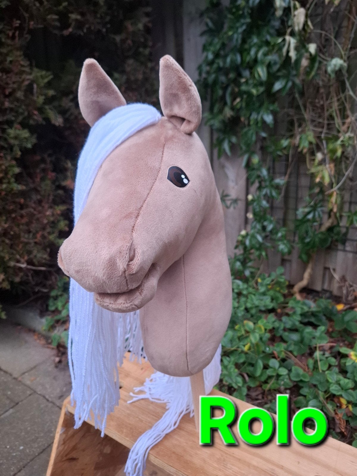 Mooie nieuwe Haflinger hobbyhorse Rolo, hobby horse, stokpaa, Ophalen of Verzenden, Nieuw