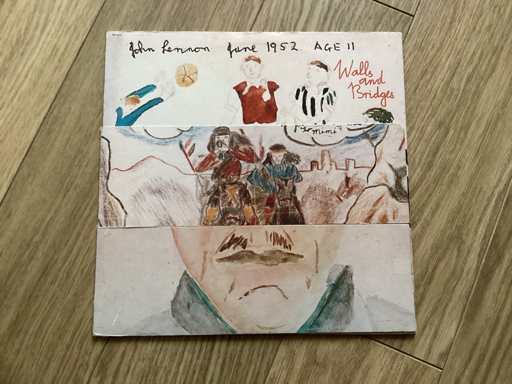 2xLP John Lennon Walls and bridges+Live peace in Toronto, Cd's en Dvd's, Ophalen of Verzenden, Gebruikt, Pop, LP