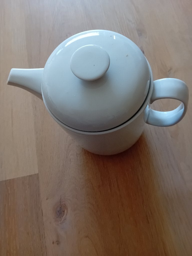 Thee potje wit aardewerk theepotje Koffie potje nieuw, Ophalen of Verzenden