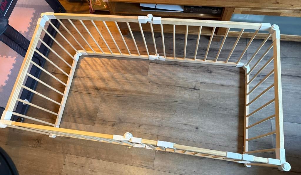 Houten grondbox, Kinderen en Baby's, Boxen, Gebruikt, Overige vormen, Ophalen
