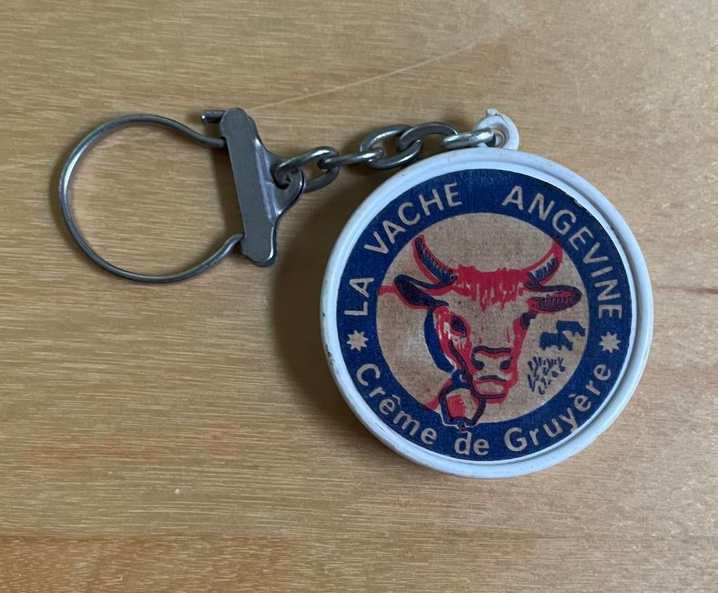 Vintage sleutelhanger La Vache, Ophalen of Verzenden, Gebruikt, Merk