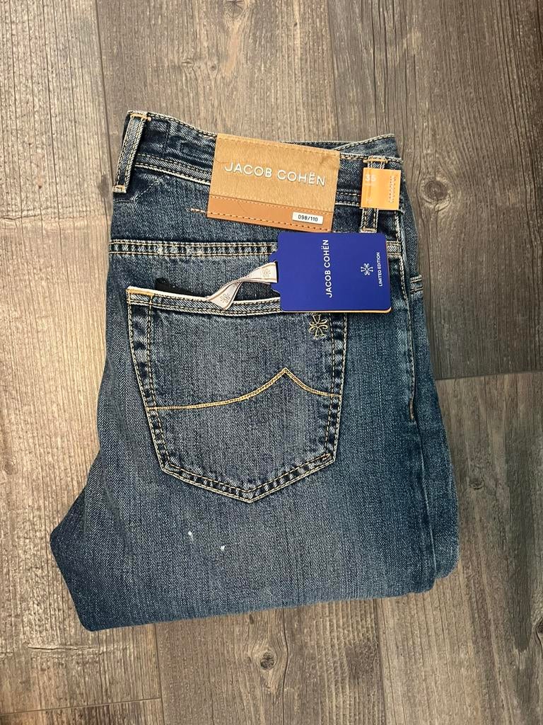 Jacob Cohën LIMITED!, Ophalen of Verzenden, Zo goed als nieuw, Blauw, W33 - W34 (confectie 48/50)