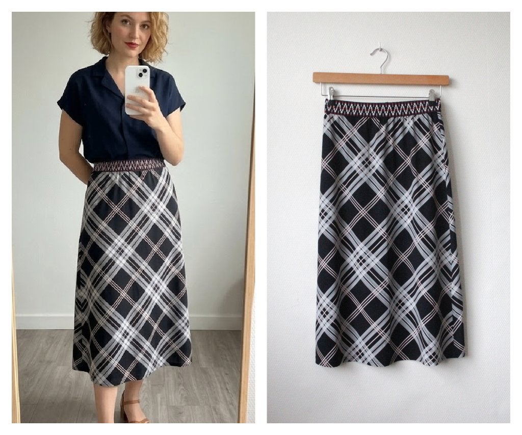 Studio Anneloes - prachtige lange travel rok - blauw - XS, Kleding | Dames, Rokken, Studio Anneloes, Zo goed als nieuw, Maat 34 (XS) of kleiner