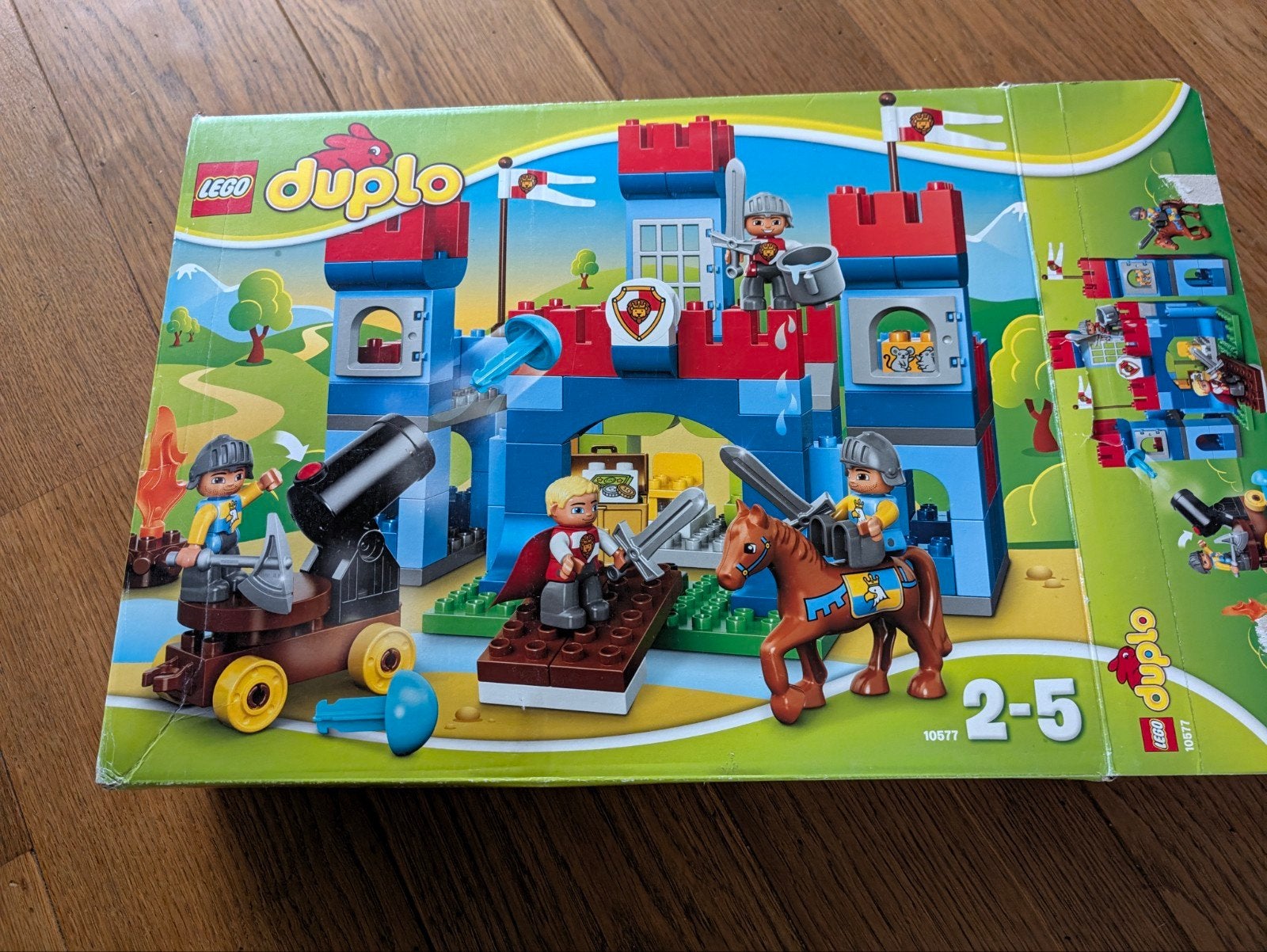 Lego Duplo 10577 Groot Koningskasteel met doos & boekje, Gebruikt, Ophalen of Verzenden, Complete set, Duplo