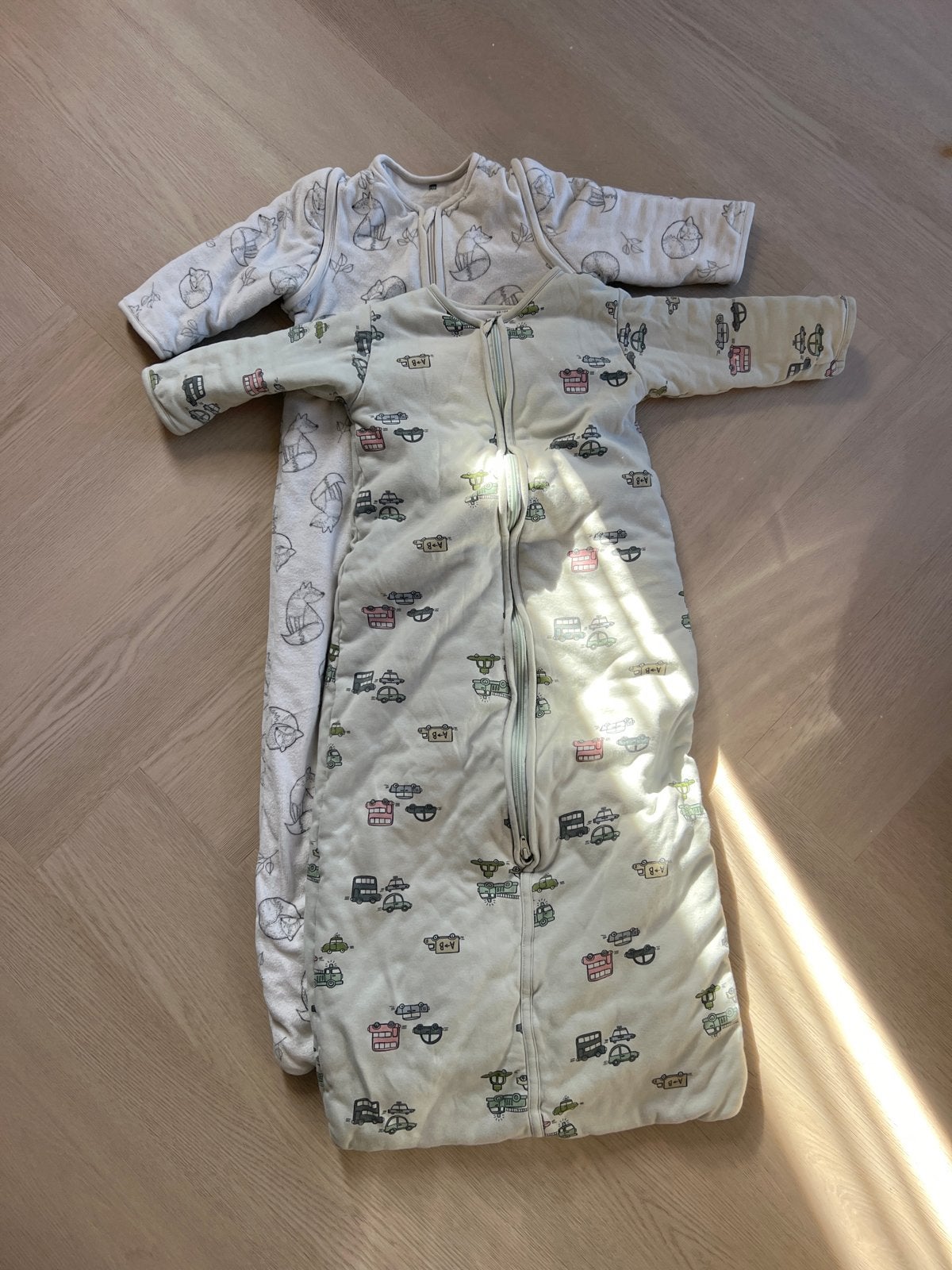 Hema winterslaapzakken set van 2, waarvan 1 met fleece, Ophalen, Gebruikt, Hema, Gevoerd