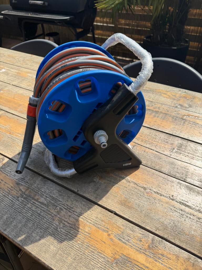 HBM Waterhaspel 25 meter - Zo goed als nieuw, Ophalen, Linkertwellink@hotmail.com, Zo goed als nieuw, Wellink