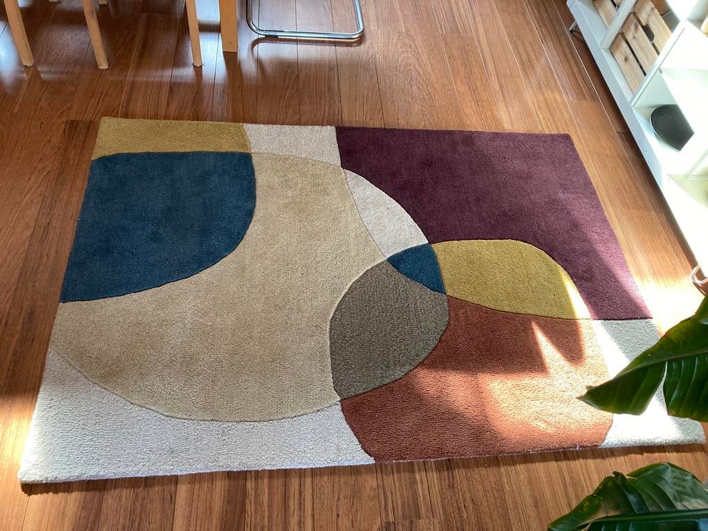 Vloerkleed wol nieuw 120x170cm Flair rugs glow multicolored, Huis en Inrichting, Stoffering | Tapijten en Kleden, Ophalen, 100 tot 150 cm