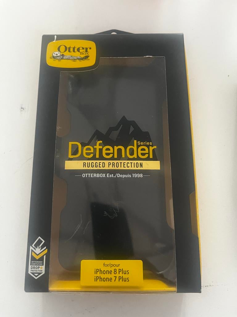 OtterBox Defender Series Hoesje iPhone 7 Plus/8 Plus Zwart, Kunststof, Zwart, IPhone 7 Plus, Nieuw
