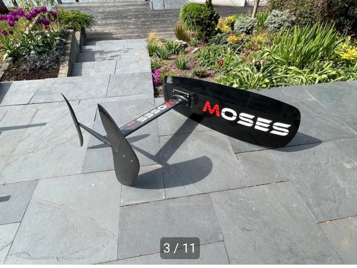 Moses Kite Foil Set (Sab Foil) - carbon W633, Ophalen, Gebruikt, Kitesurf-set, Foil