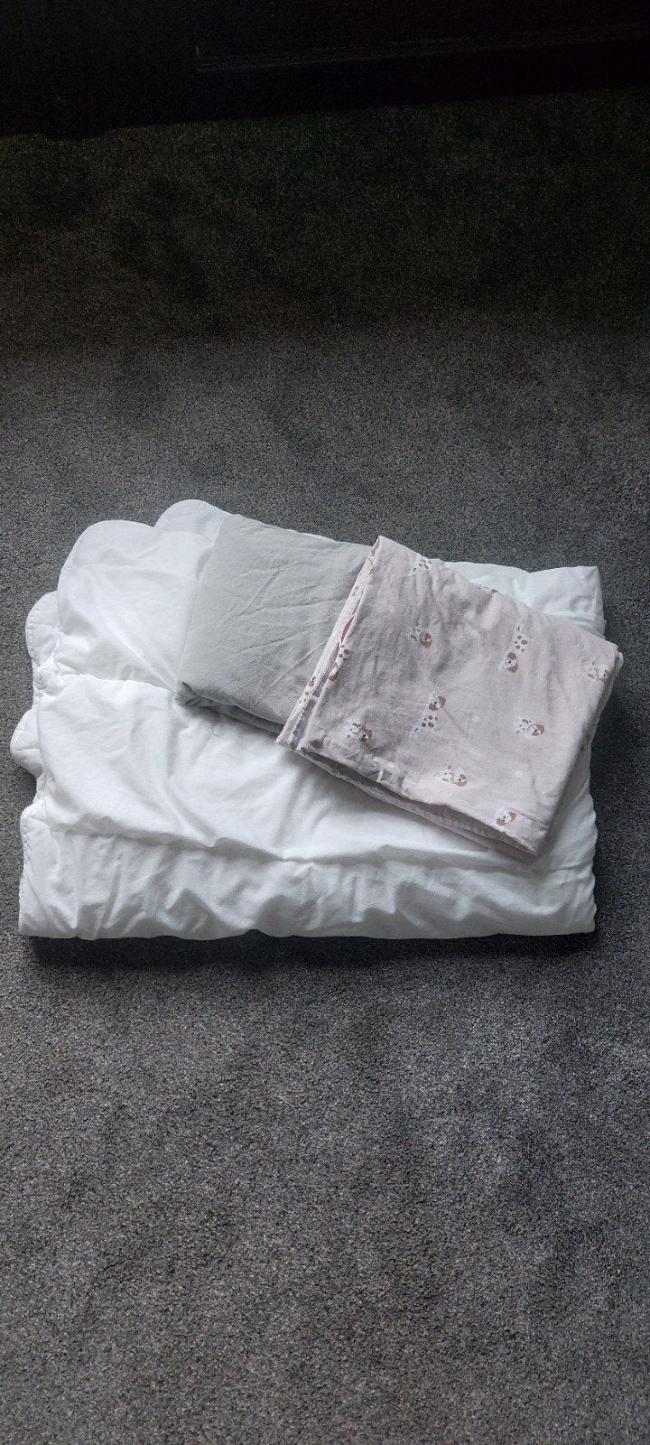 Peuter dekbed 3.5 tog 110x135 met overtrekken (IKEA LEN), Huis en Inrichting, Slaapkamer | Beddengoed, Eenpersoons, Wit, Ophalen of Verzenden