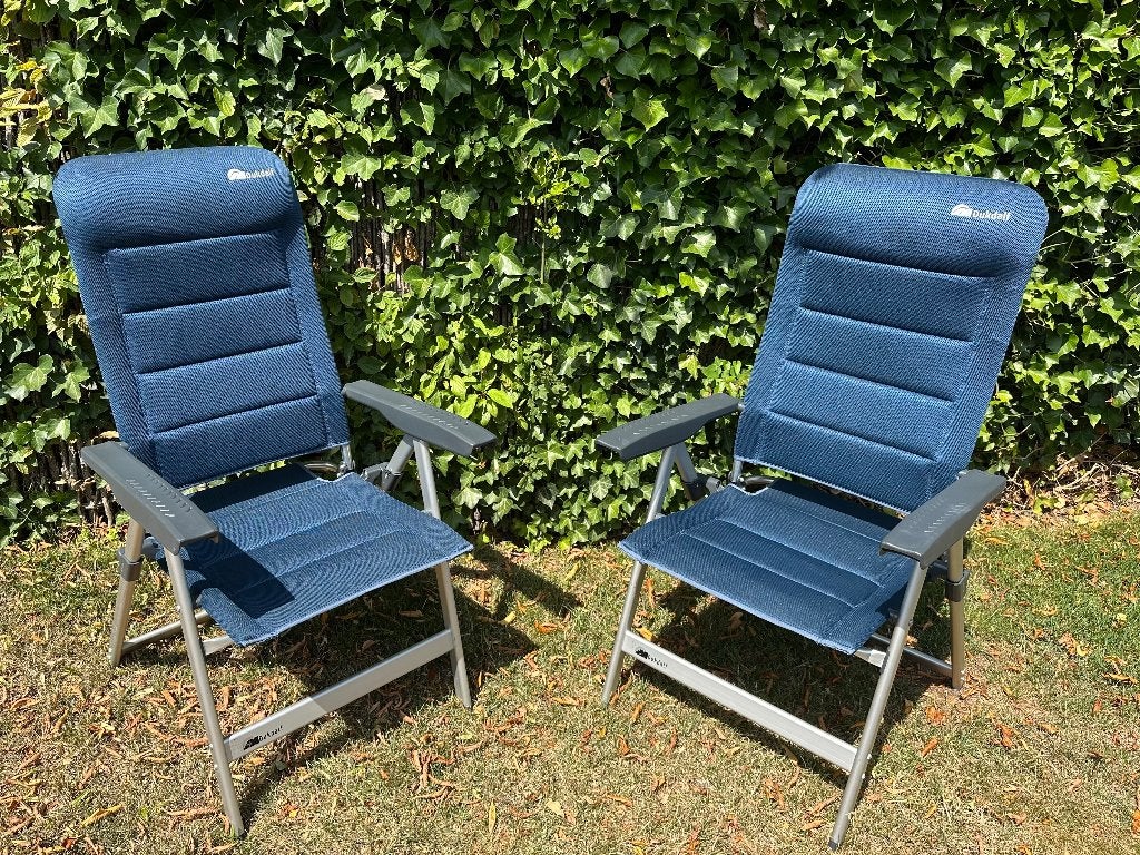 2 Dukdalf Presto Campingstoelen, Caravans en Kamperen, Ophalen, Zo goed als nieuw, Campingstoel