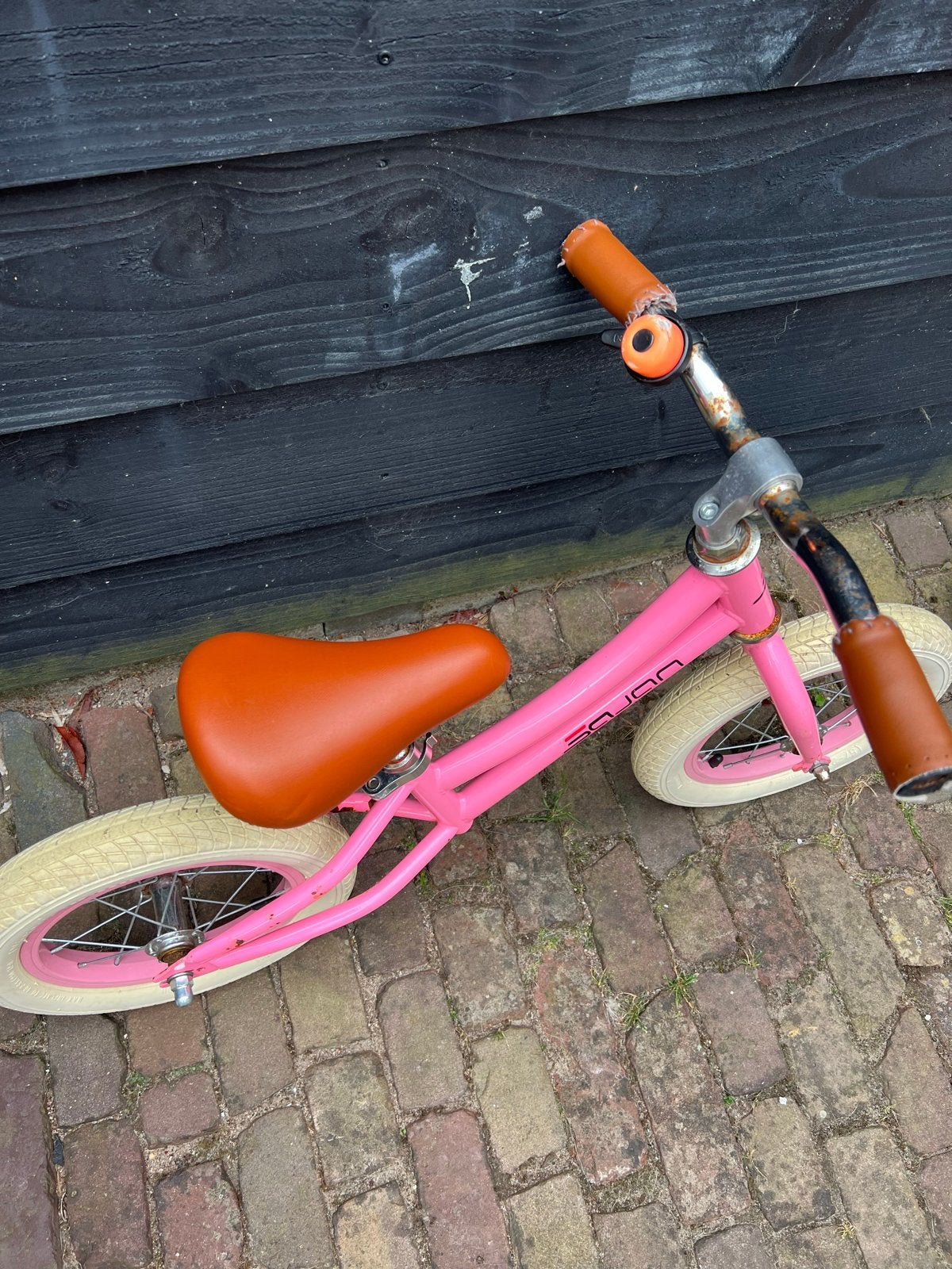 Roze loopfiets, Ophalen, Gebruikt, Minder dan 16 inch