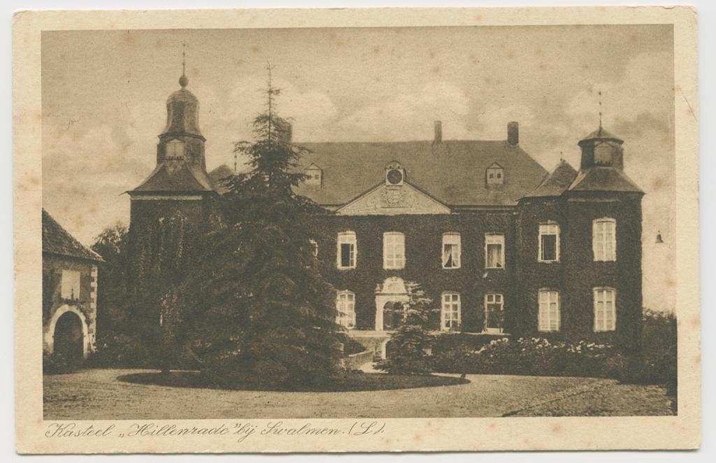 Swalmen kasteel Hillenrade reclame cacao de Jong Volendam, Verzenden, Voor 1920, Ongelopen, Limburg