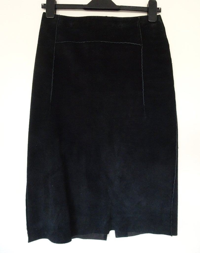 SUEDE ROK MAAT 38, Maat 38/40 (M), Blauw, Ophalen of Verzenden, Zo goed als nieuw