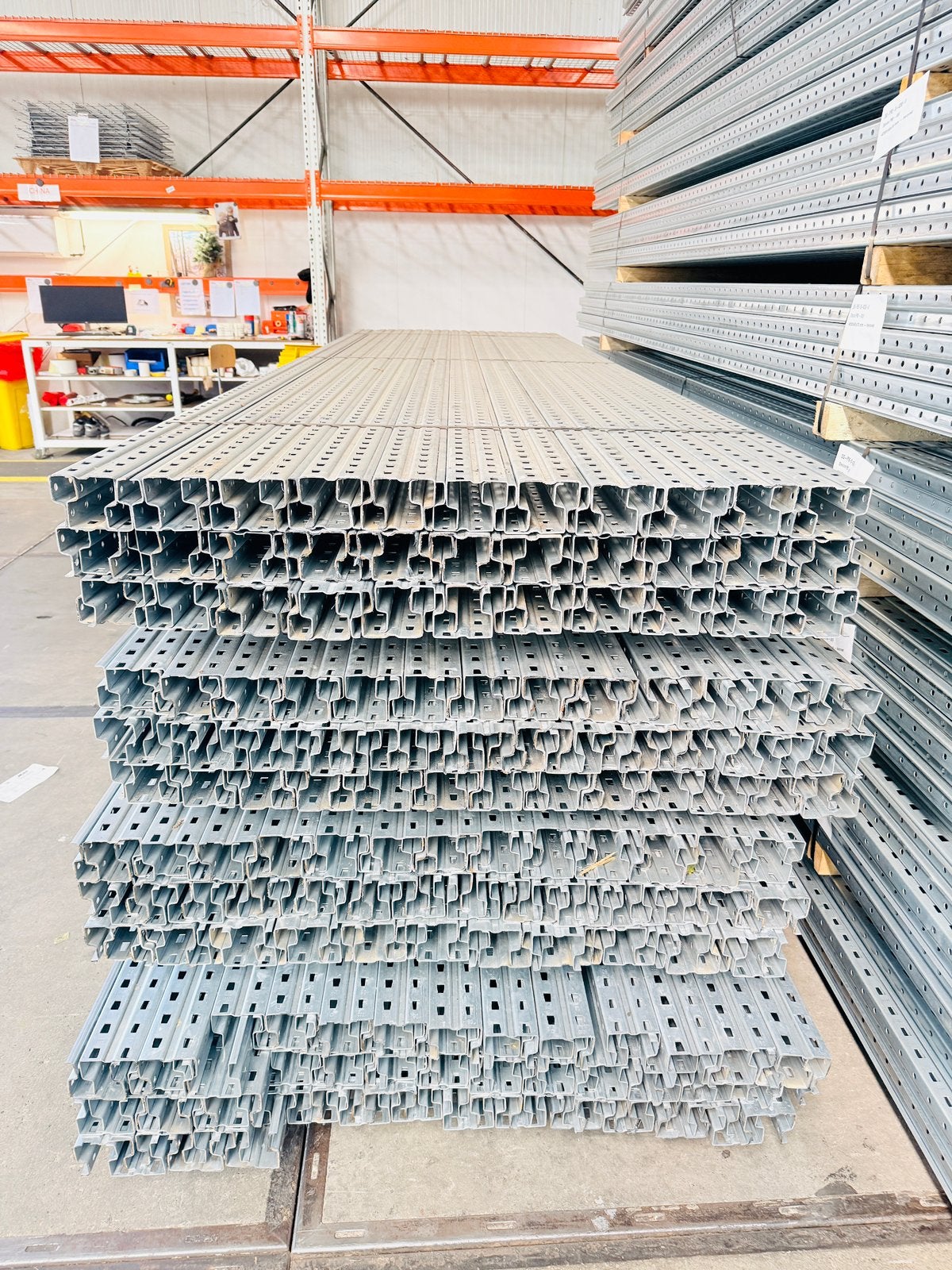 Gebruikt Dexion P90 palletstelling liggers frames verzinkt, Ophalen of Verzenden