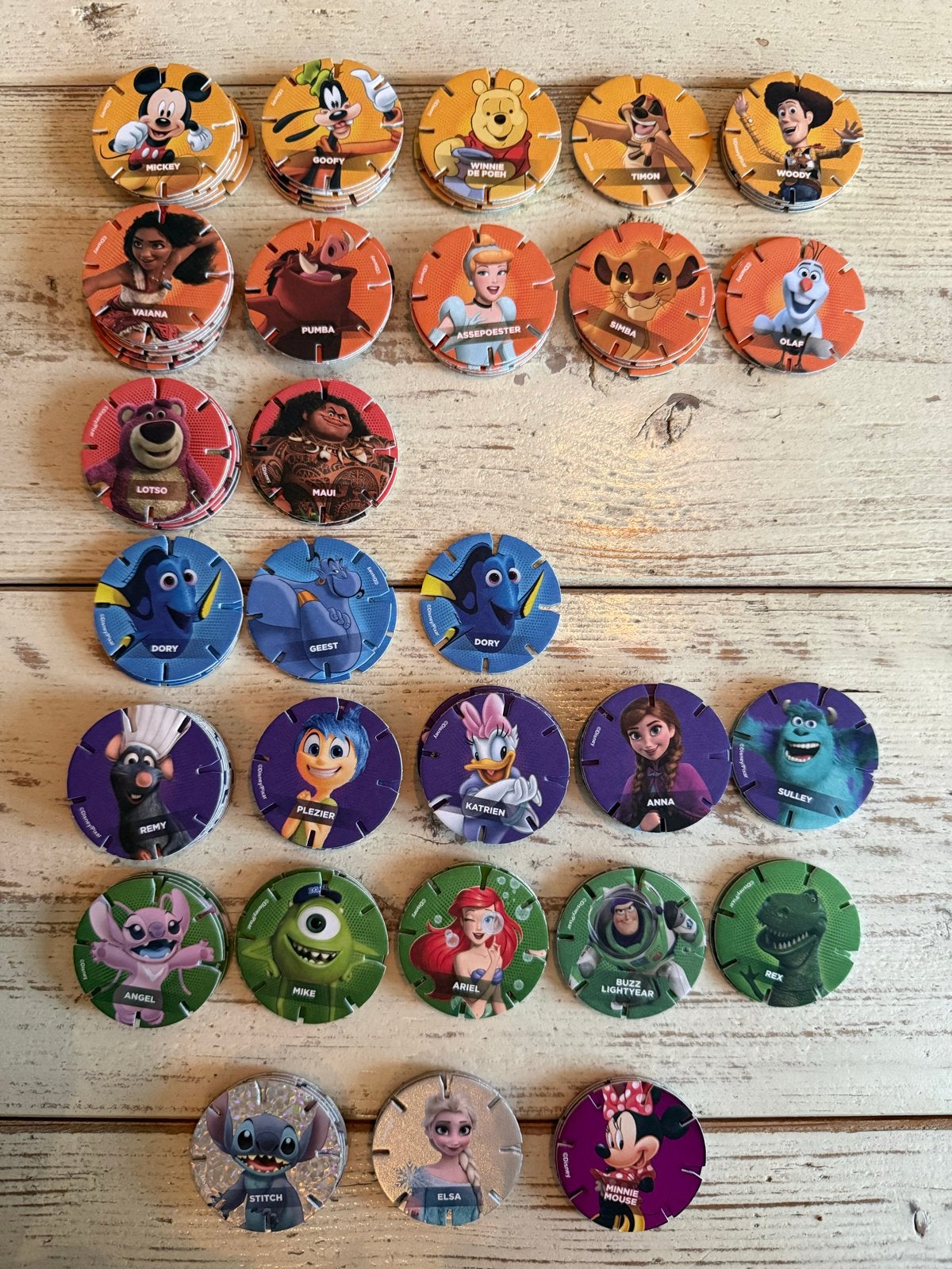 grote collectie Disney Diskeyz, Albert Heijn, Ophalen of Verzenden