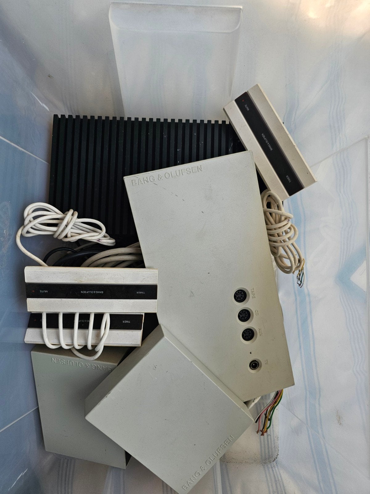 Bang & Olufsen link systeem met versterker, Ophalen of Verzenden, Gebruikt
