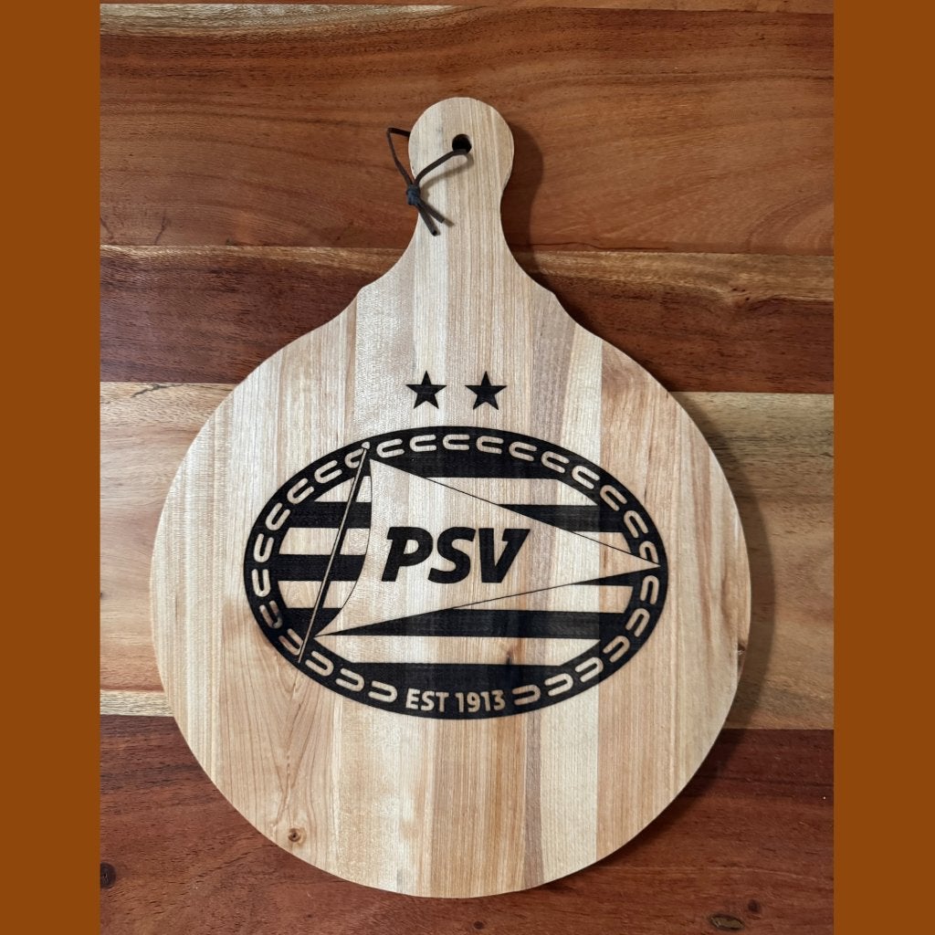 Borrelplank/serveerplank psv logo, Ophalen of Verzenden, Nieuw, PSV, Overige typen