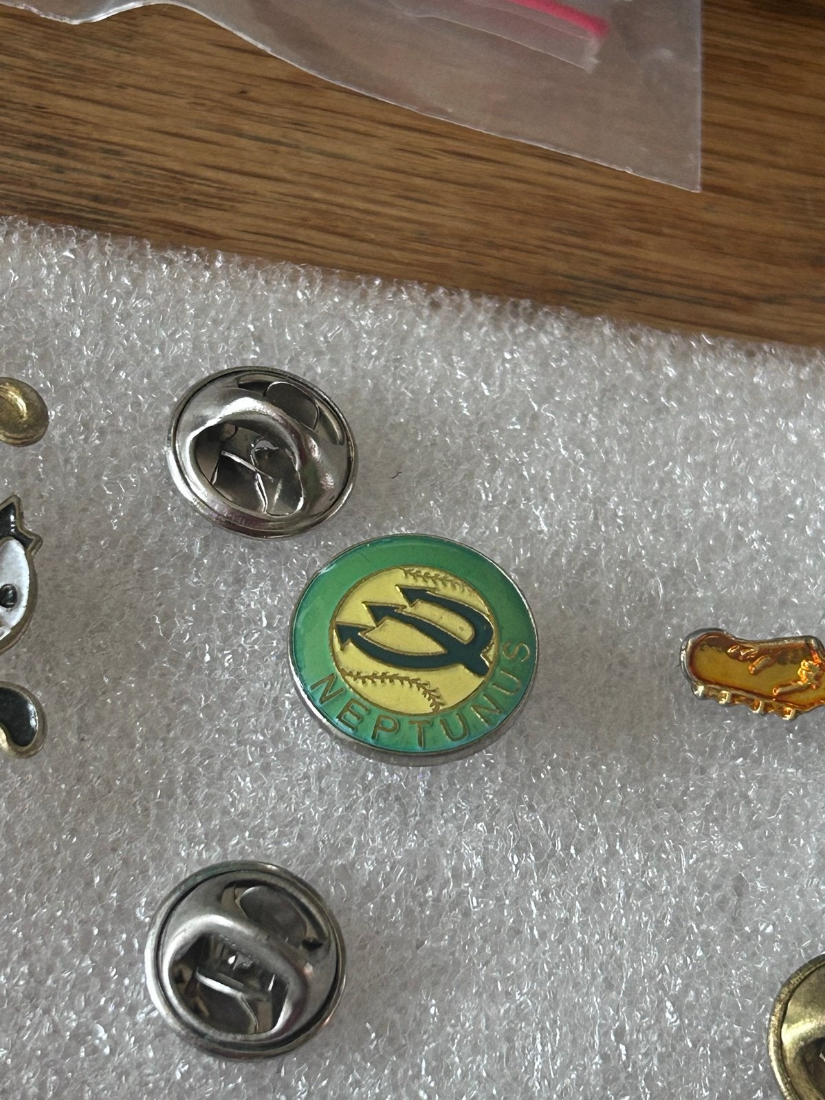 Neptunus Honkbal Pin, Verzamelen, Ophalen of Verzenden, Gebruikt, Sport, Speldje of Pin