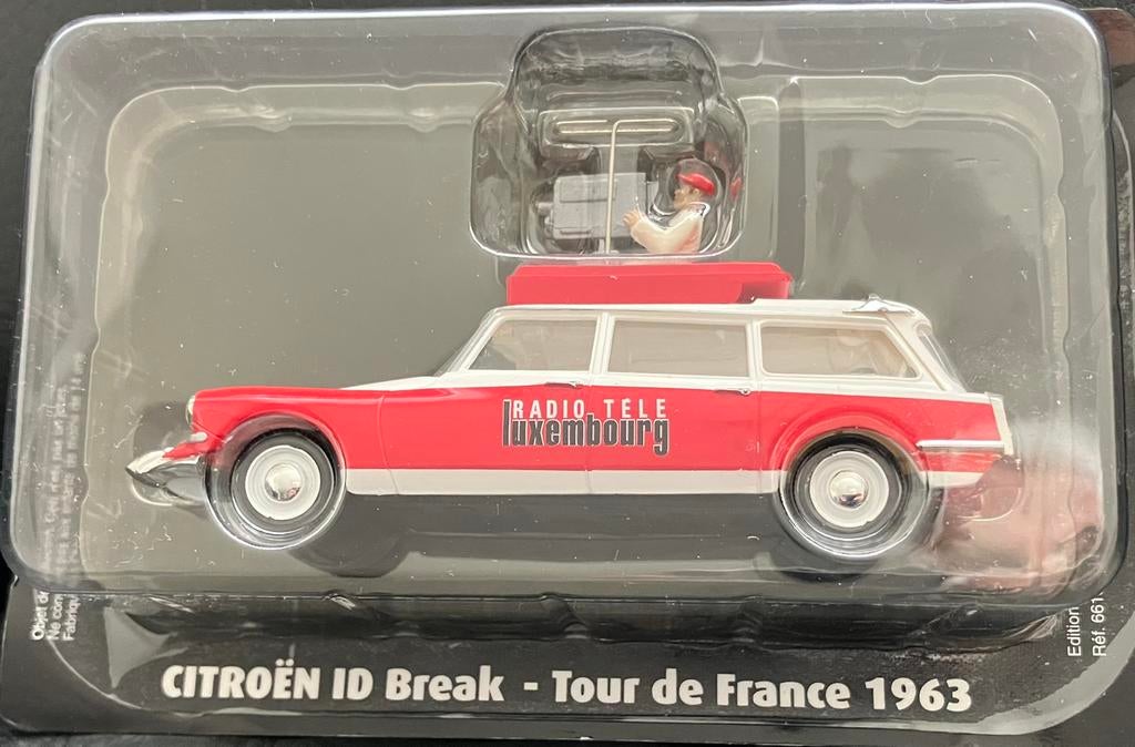 Citroën ID Break  Tour de France 1963 Radio Tele Luxembourg, Hobby en Vrije tijd, Modelauto's | 1:87, Ophalen of Verzenden, Nieuw
