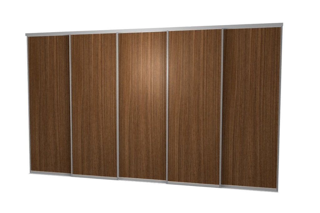 Skantrae Schuifdeuropstelling - Walnoot - 4700 x 2780, Doe-het-zelf en Verbouw, Ophalen, Overige typen, Nieuw, Hout