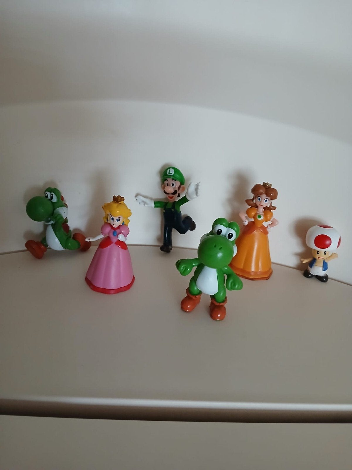 Nintendo Mario figuurtjes 6 stuks., Ophalen of Verzenden, Zo goed als nieuw