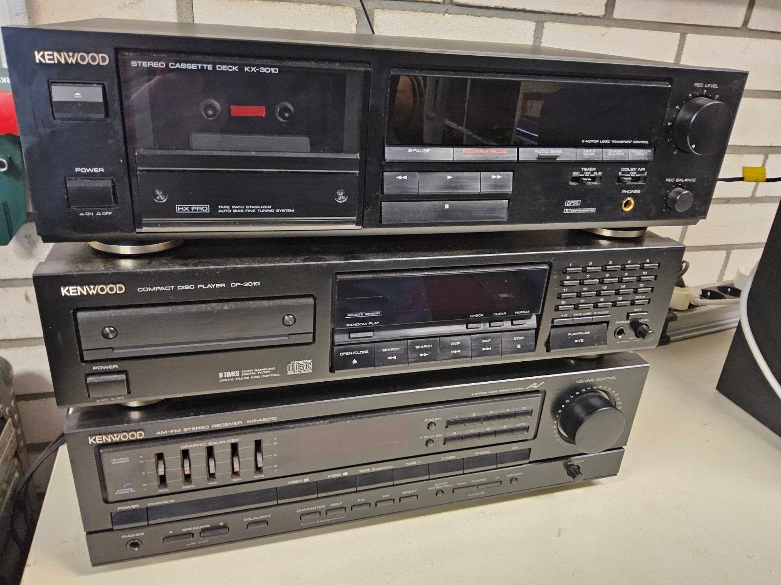 Kenwood stereoset, Audio, Tv en Foto, Gebruikt, Tuner of Radio, Losse componenten, Ophalen