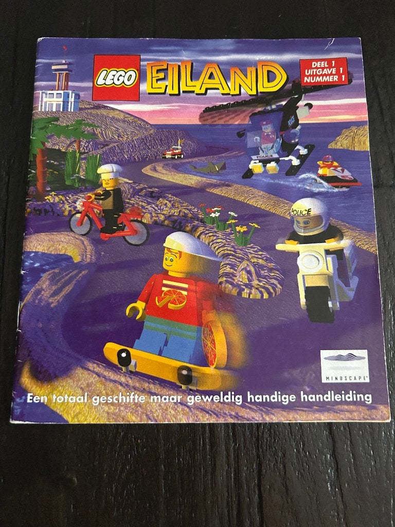 Lego boekje lego eiland deel 1 mindscape, Ophalen of Verzenden, Gebruikt, Overige typen, Lego