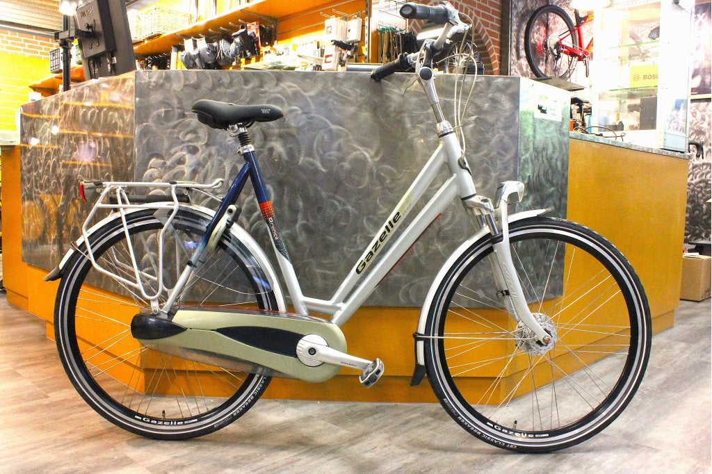 Nette gebruikte Gazelle Orange damesfiets 61cm, Fietsen en Brommers, Fietsen | Dames | Damesfietsen, Gebruikt, Gazelle, Versnellingen
